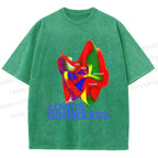 Unisex Pride Love is Boundless Printed Washed Tee