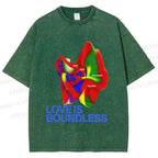 Unisex Pride Love is Boundless Printed Washed Tee
