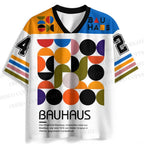 Vintage Bauhaus Design Jersey Shirts