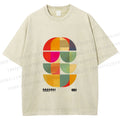 Unisex Bauhaus Mid Century' Posters Printed Washed Tee