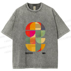 Unisex Bauhaus Mid Century' Posters Printed Washed Tee