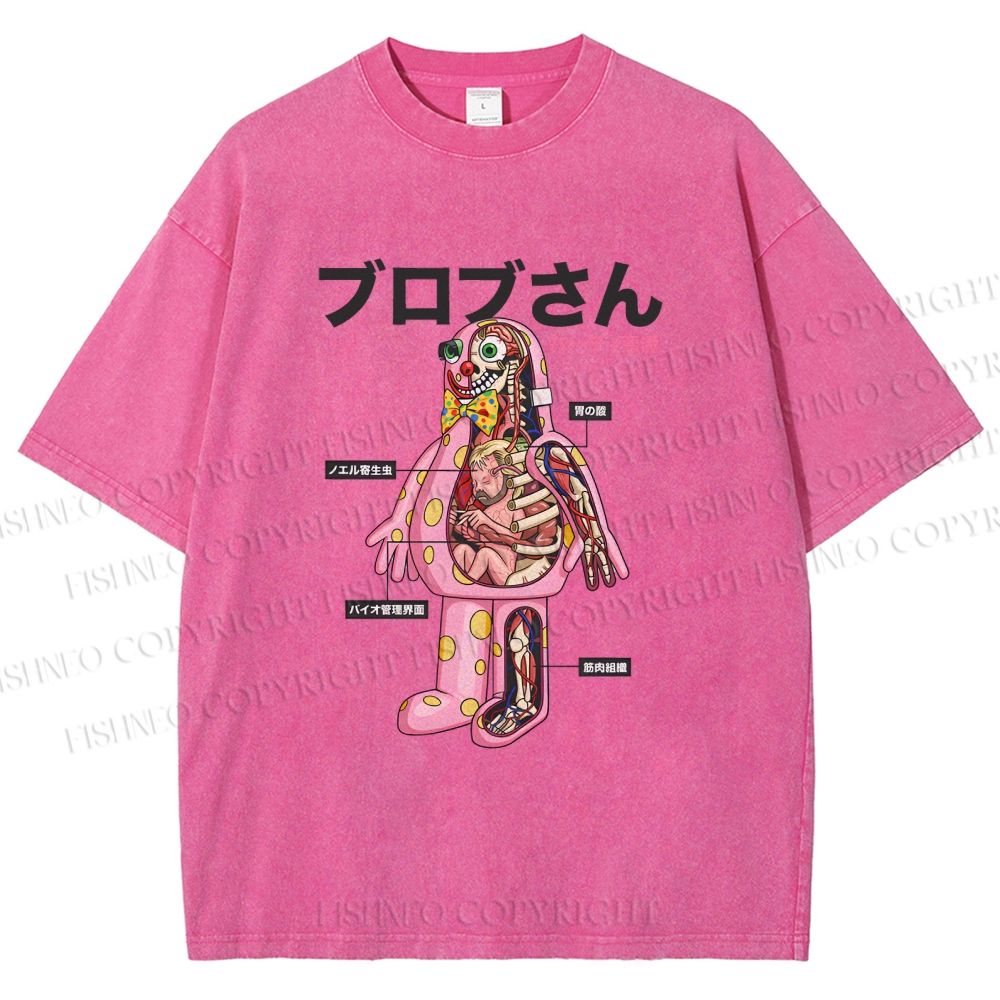 Unisex Party Devil Printed Washed Tee
