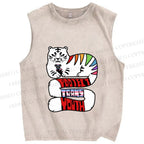 Unisex Pride Protect Trans Youth Printed Washed Tank Top