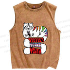 Unisex Pride Protect Trans Youth Printed Washed Tank Top