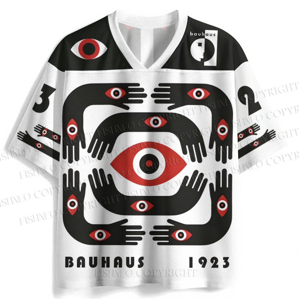Bauhaus Black Arms And Red Eyes Jersey Shirts
