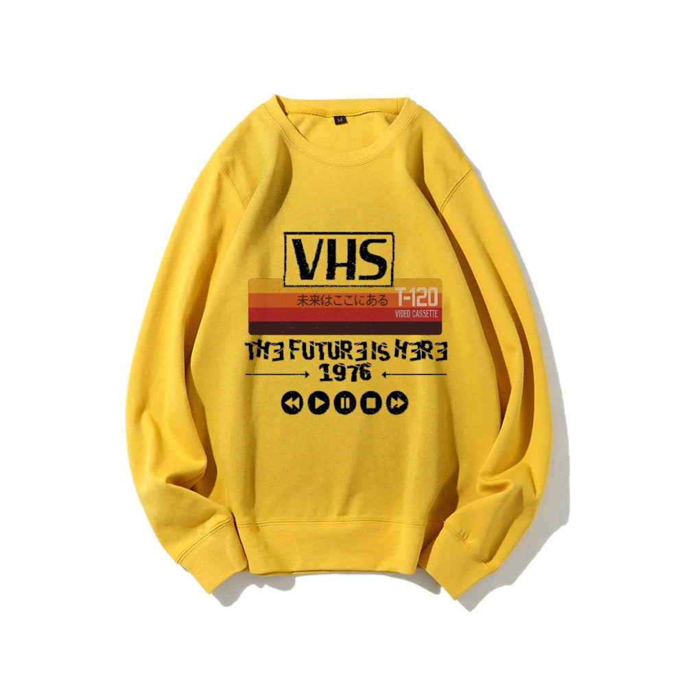 The Future Is Here T-120 Retro VHS Japanese Cotton Sweatshirt