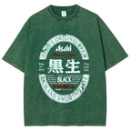 Japanese Dark Beer Vintage Washed T-shirt