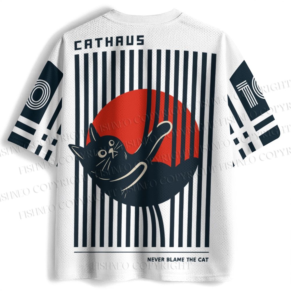 Slipped Cathaus Striped Jersey Shirts