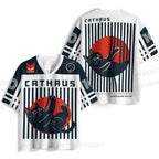 Slipped Cathaus Striped Jersey Shirts
