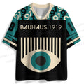 Bauhaus Geometric Eyes Jersey Shirts