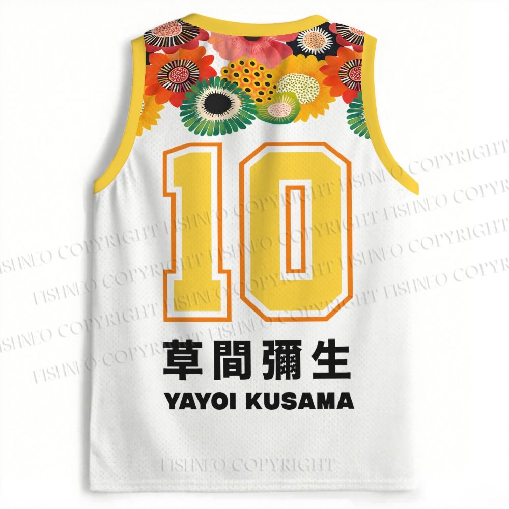 Yayoi Kusama Flowers Jersey Tank