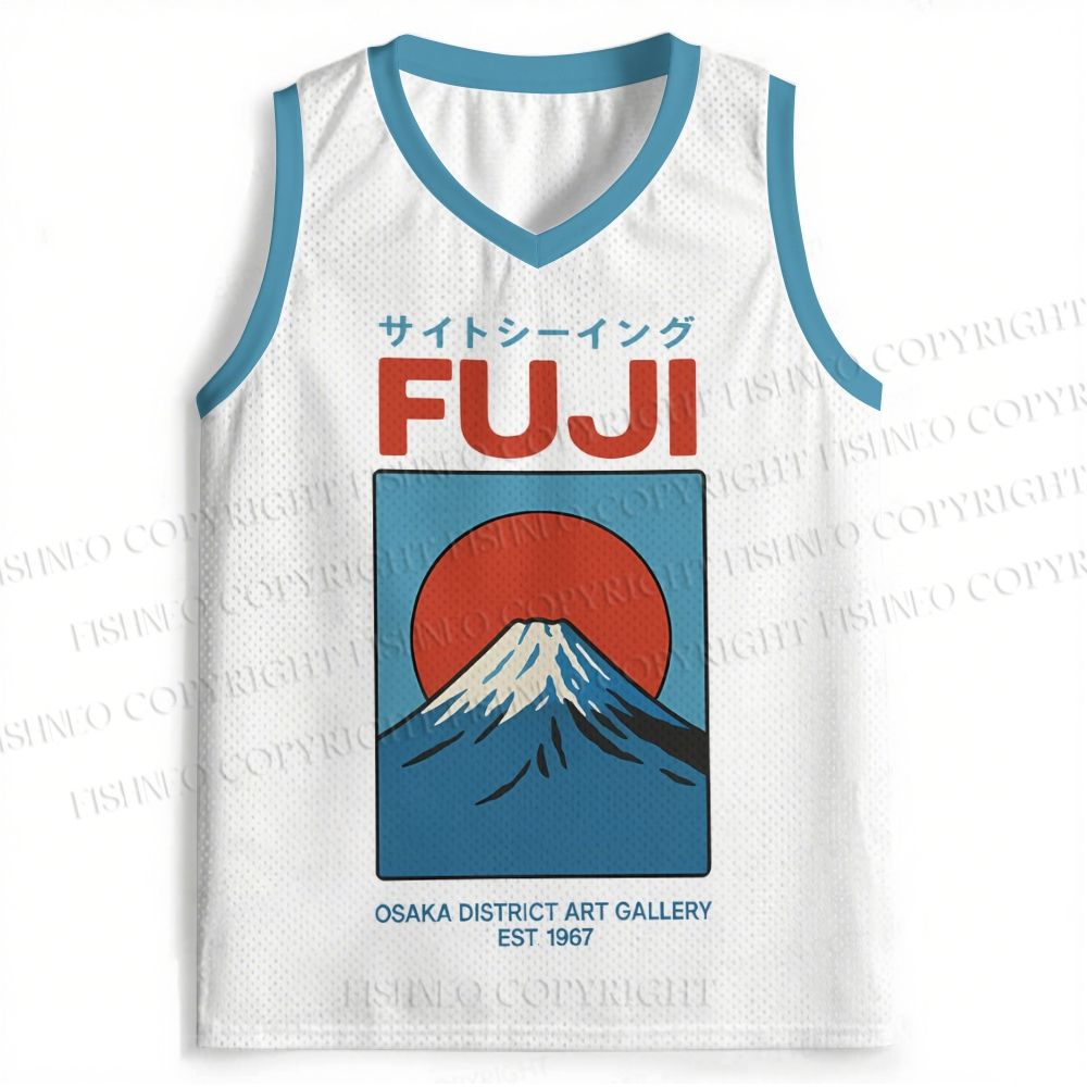 Japanese Osaka Mount Fuji Jersey Tank