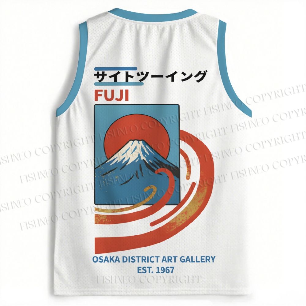 Japanese Osaka Mount Fuji Jersey Tank