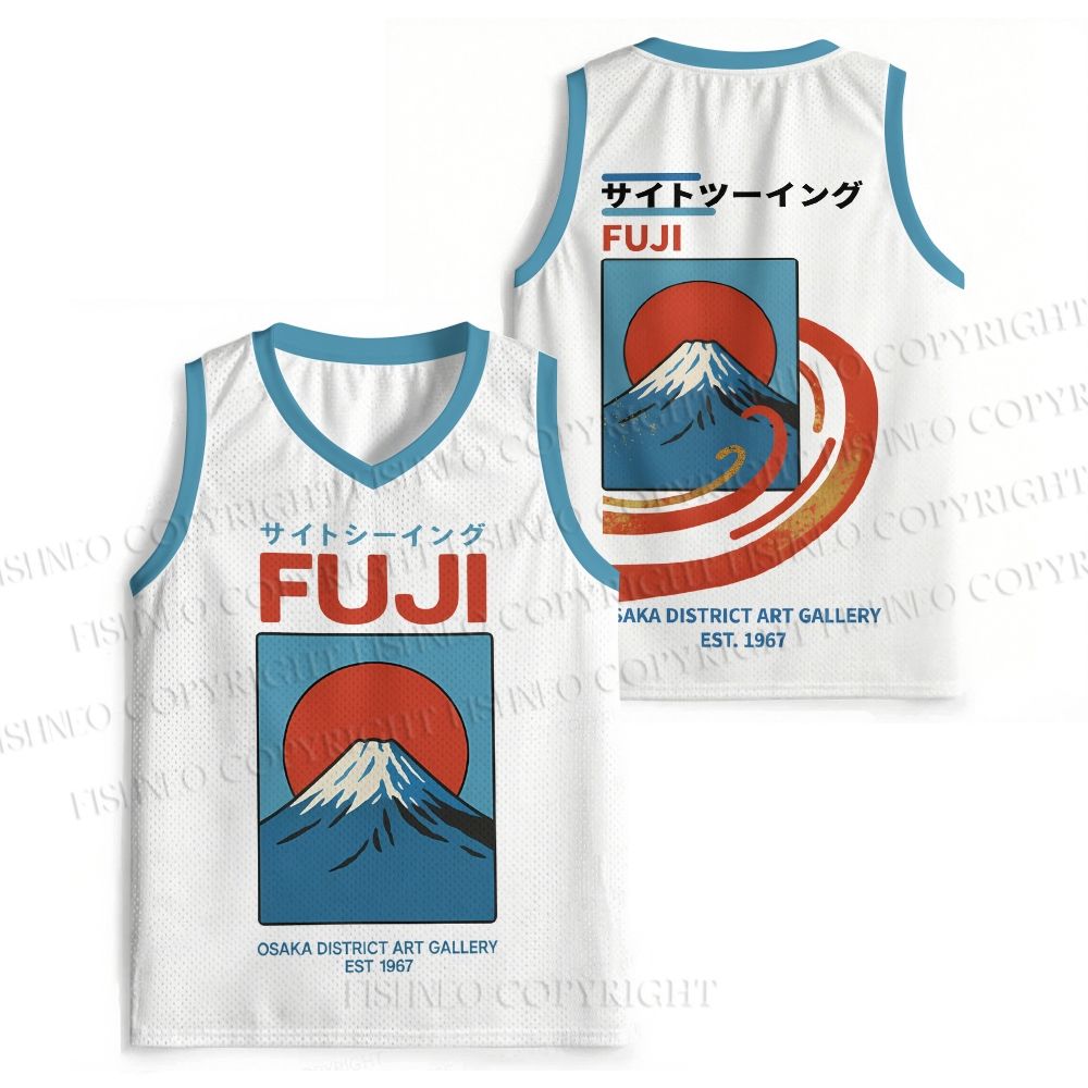 Japanese Osaka Mount Fuji Jersey Tank