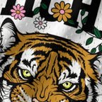 Flowers Tiger Printed Jersey Tank
