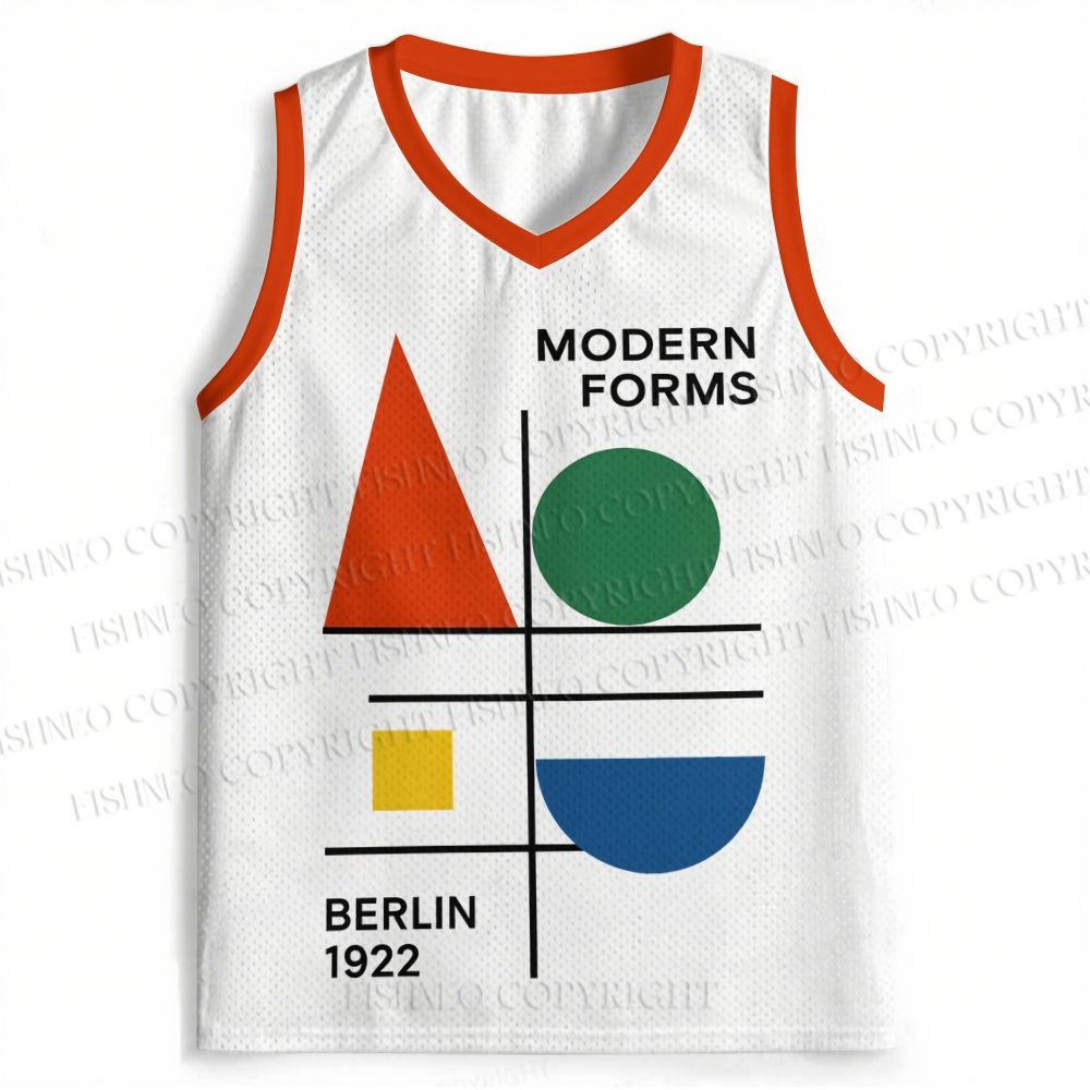 Geometric Printed Jersey Tank