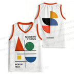 Geometric Printed Jersey Tank