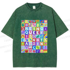 Unisex Being Queer is Not a Sin Printed Washed Tee