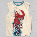 Unisex Tiger Perseverance Printed Tank Top