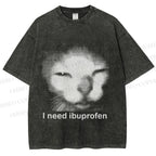 Unisex I Need Ibuprofen Printed Washed Tee