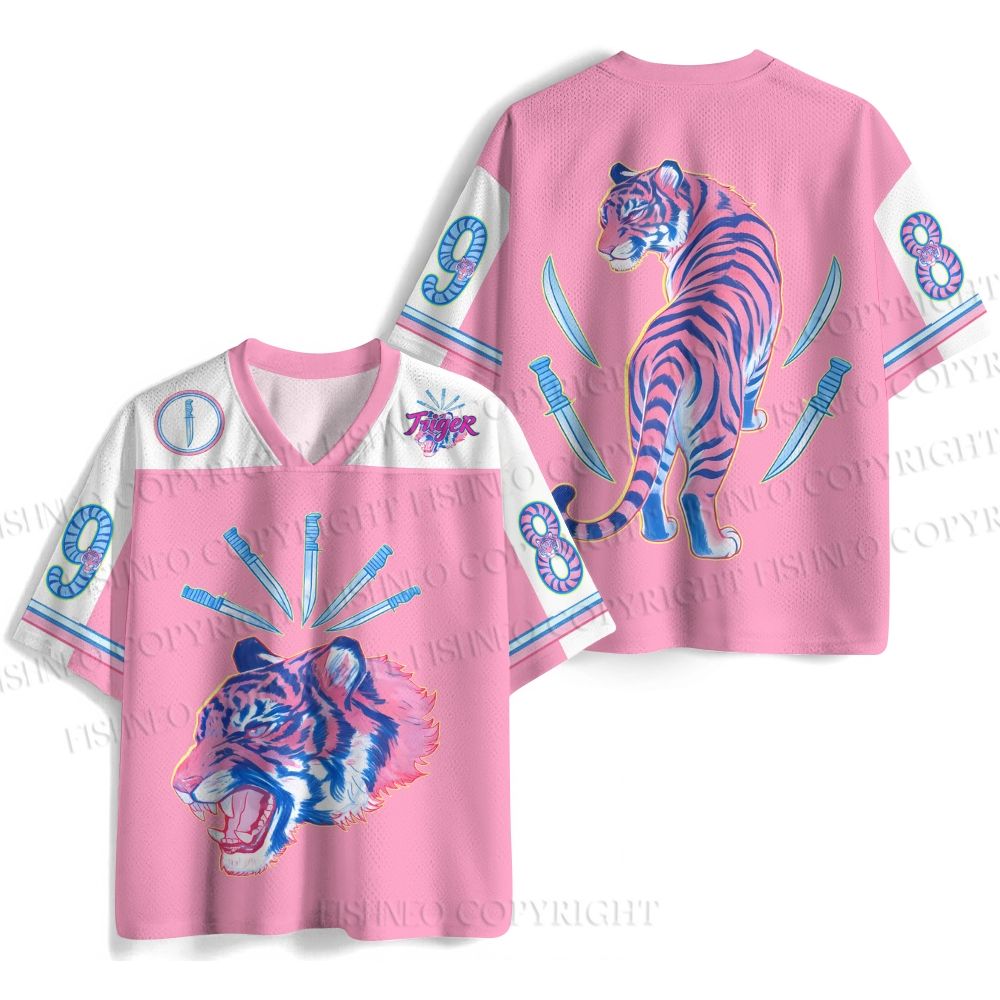 Tiger Head And Dagger Jersey Shirts