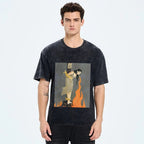 Unisex STAY CALM Printed Washed Tee