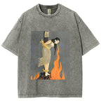 Unisex STAY CALM Printed Washed Tee