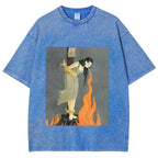 Unisex STAY CALM Printed Washed Tee