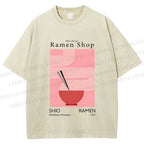 Unisex The First Ramen Shop Printed Washed Tee