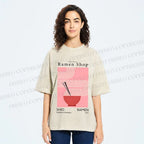 Unisex The First Ramen Shop Printed Washed Tee