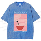 Unisex The First Ramen Shop Printed Washed Tee