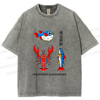Unisex Guaranteed Freshness Printed Washed Tee