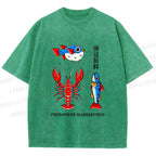 Unisex Guaranteed Freshness Printed Washed Tee