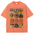 Unisex World of Macaques Printed Washed Tee