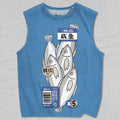 Unisex Salted Fish Printed Tank Top
