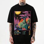 Unisex Classic Cotton Yayoi Kusama Tree Printed T-shirt