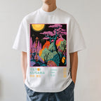 Unisex Classic Cotton Yayoi Kusama Tree Printed T-shirt