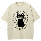 Unisex The Horrors Persist, But So Do I Printed Washed Tee