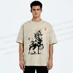 Unisex Ink Unicorn Printed Washed Tee
