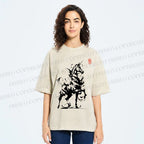 Unisex Ink Unicorn Printed Washed Tee