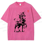 Unisex Ink Unicorn Printed Washed Tee