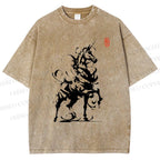 Unisex Ink Unicorn Printed Washed Tee