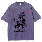 Unisex Ink Unicorn Printed Washed Tee