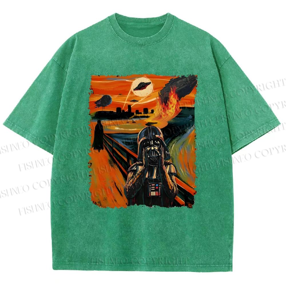 Unisex Star Wars: The Scream Printed Washed Tee