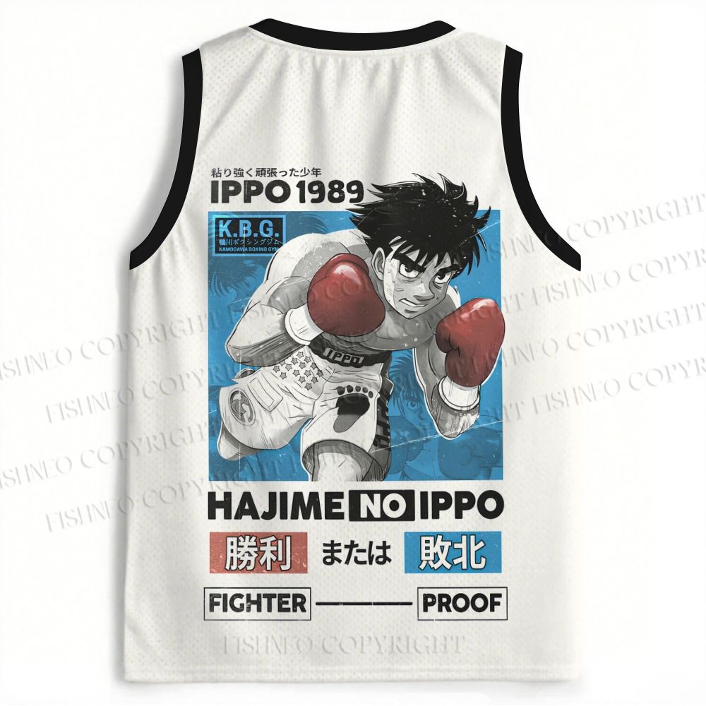 Hajime No Ippo The Fighting Printed Jersey Tank