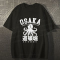 Unisex Classic Cotton Dotonbori Octopus Printed T-shirt