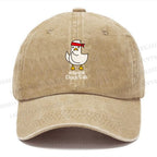 Unisex Vintage Duck Printed Casual Washed Cap