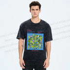 Unisex Ladybug in Grass Poster Printed Washed Tee