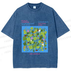 Unisex Ladybug in Grass Poster Printed Washed Tee