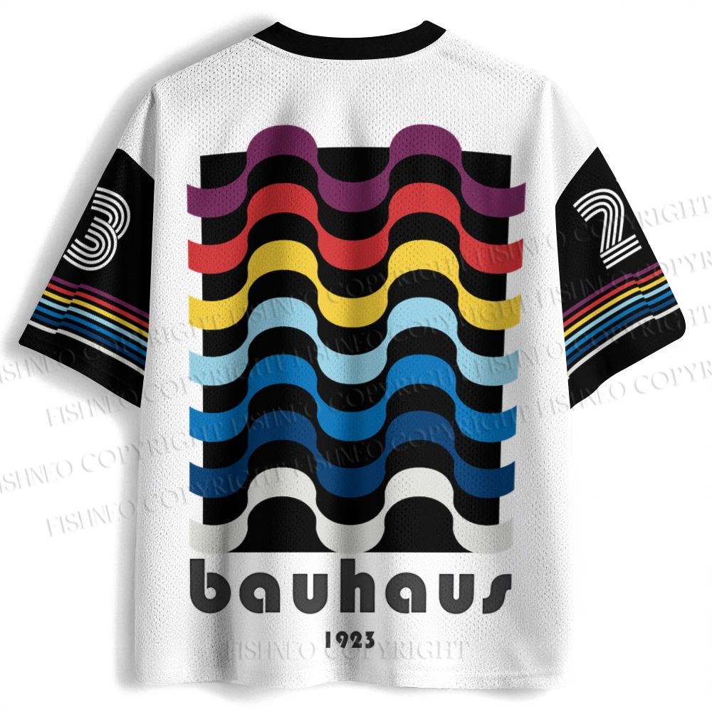 Bauhaus Color Geometry Jersey Shirts